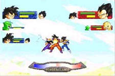 une photo d'Ã©cran de Dragon Ball Z - The Legend sur Sega Saturn